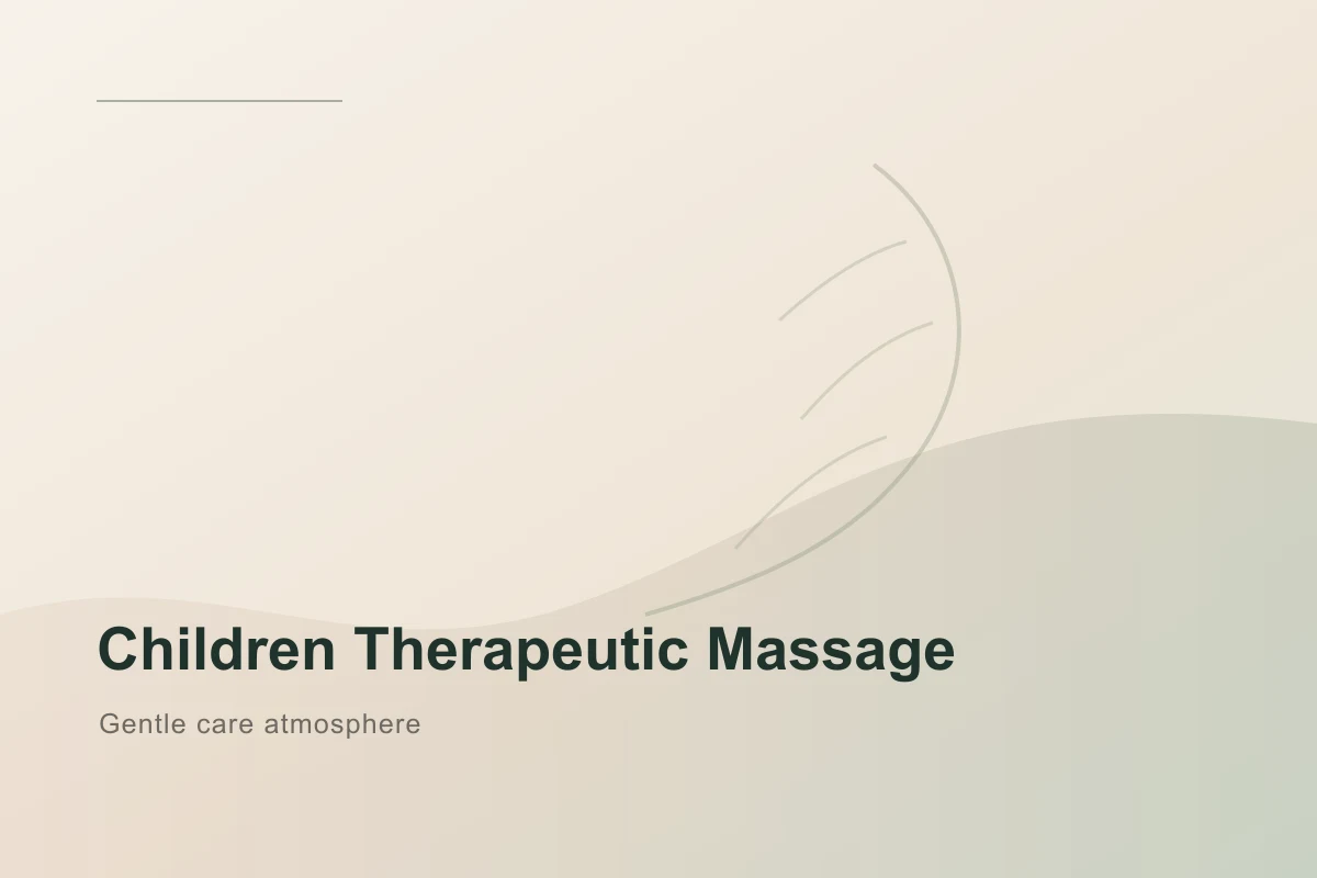 Children's therapeutic massage treatment at Levi Acupuncture